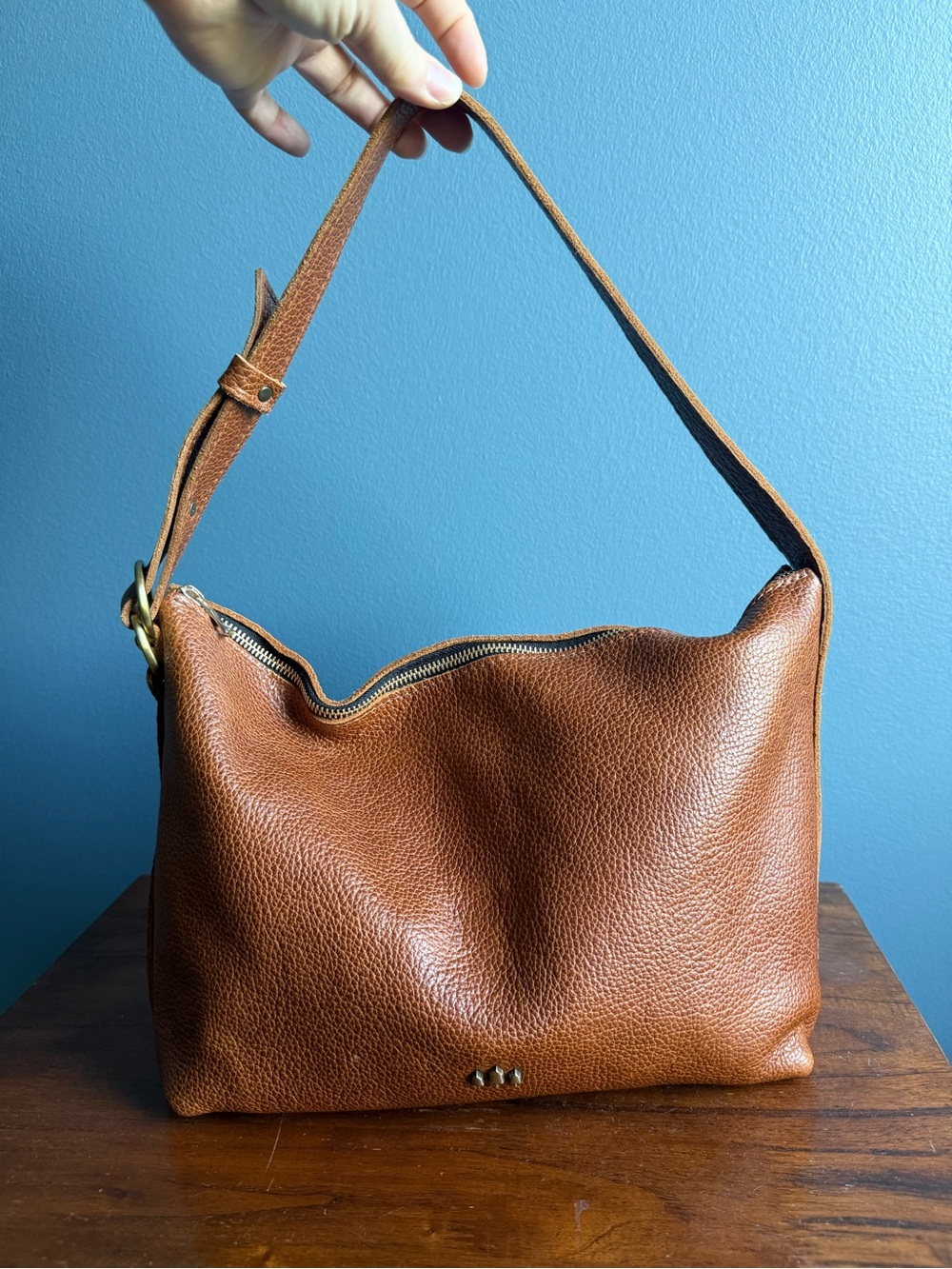 Portland Leather Goods - large Slouchy, Golden - Picture 4 of 12